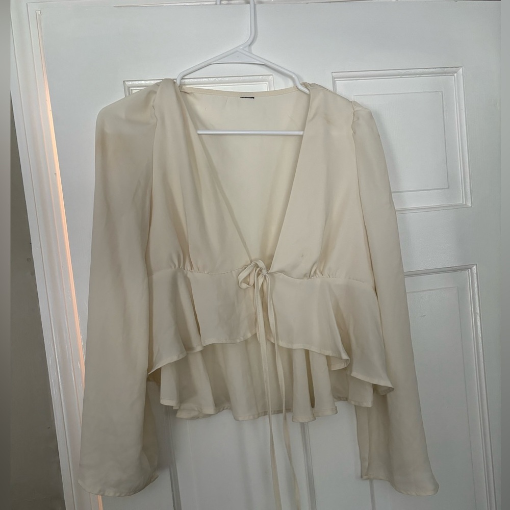 White summer top